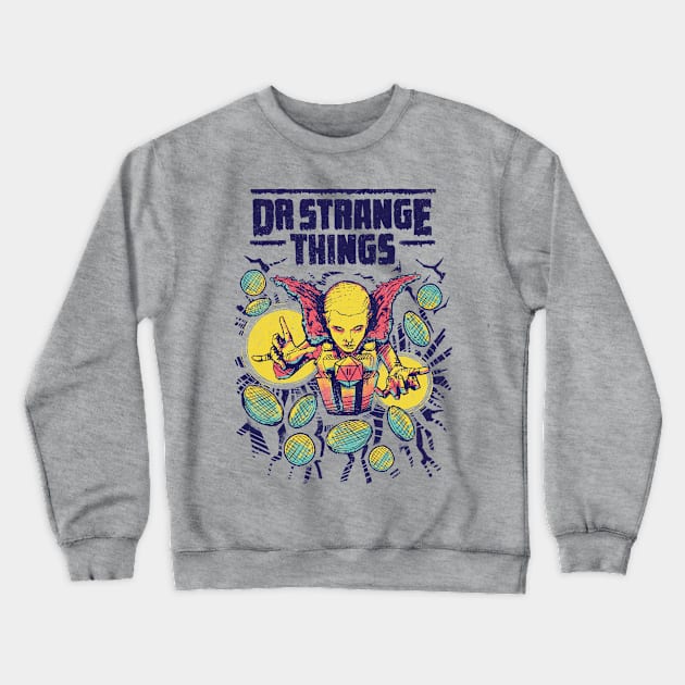 Dr. Stranger Things - Light Crewneck Sweatshirt by CuratedPop